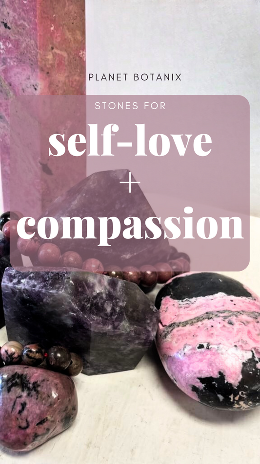 Stones for Self-Love and Compassion: Healing with Rhodonite and a Unicorn??