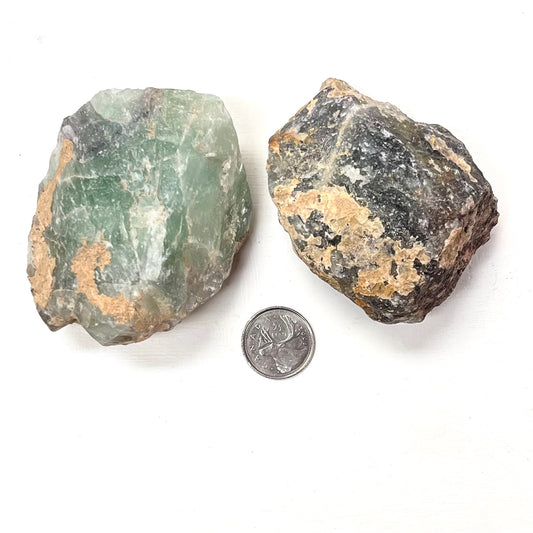 Large Rough Rainbow Fluorite Chunks (By Weight)