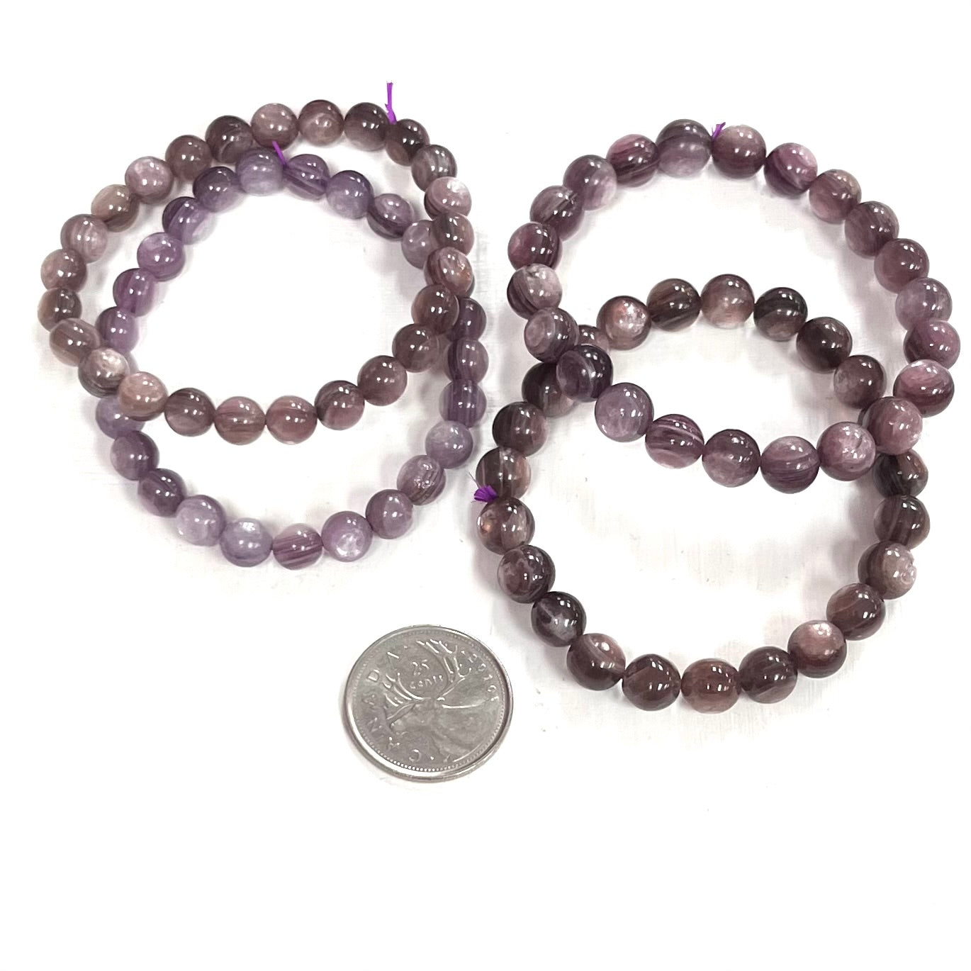 High Grade Lepidolite Bracelet 6mm / 8mm