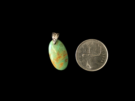 Turquoise Oval Pendant