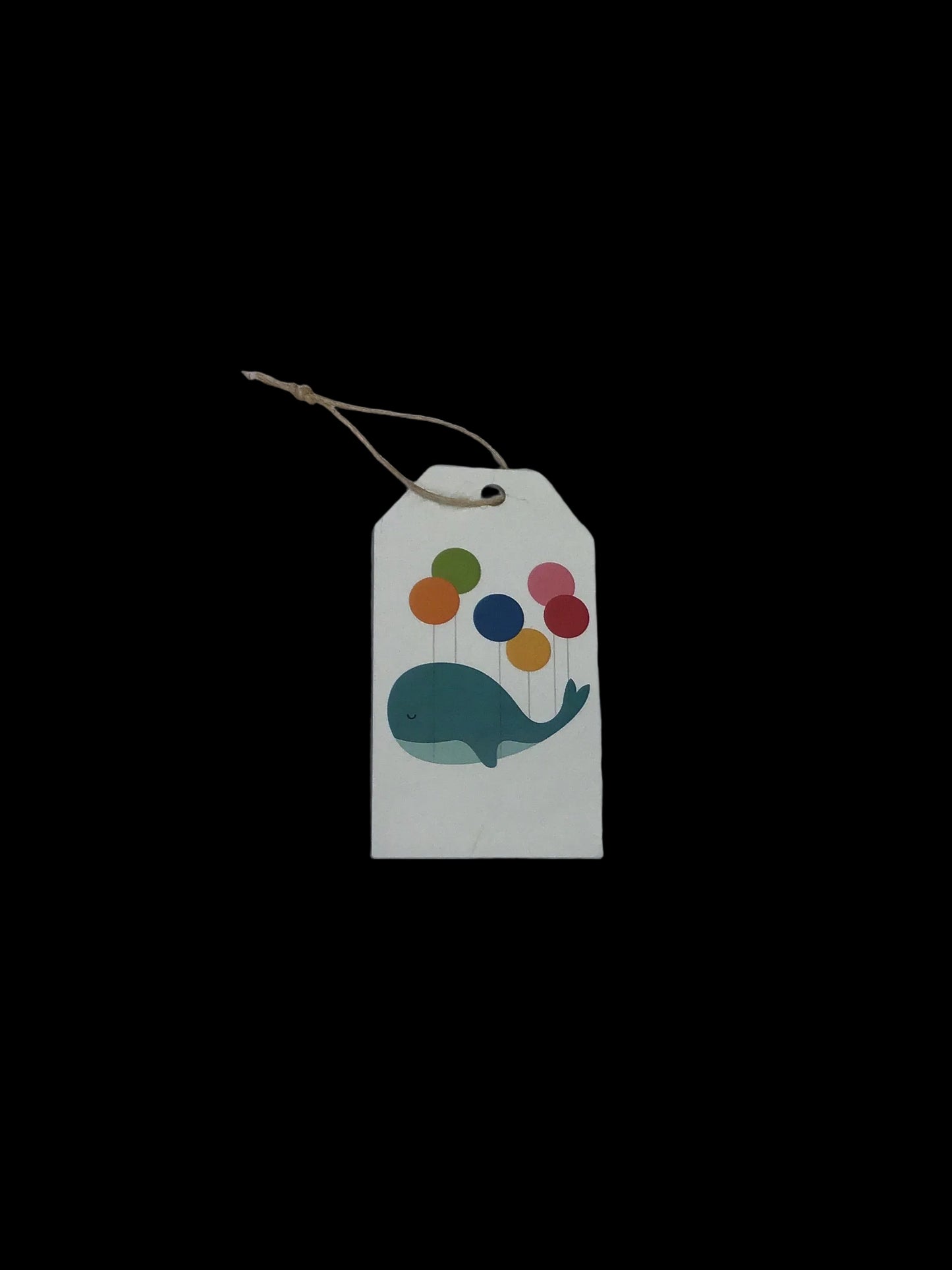 Whale Birthday Gift Tag