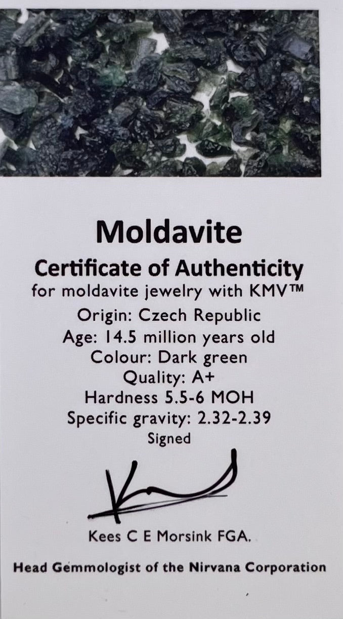 Rough Moldavite Pendants Grade A+
