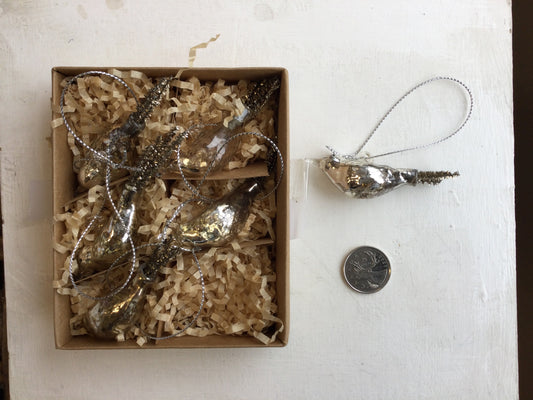 Glass Bird Ornament Sets