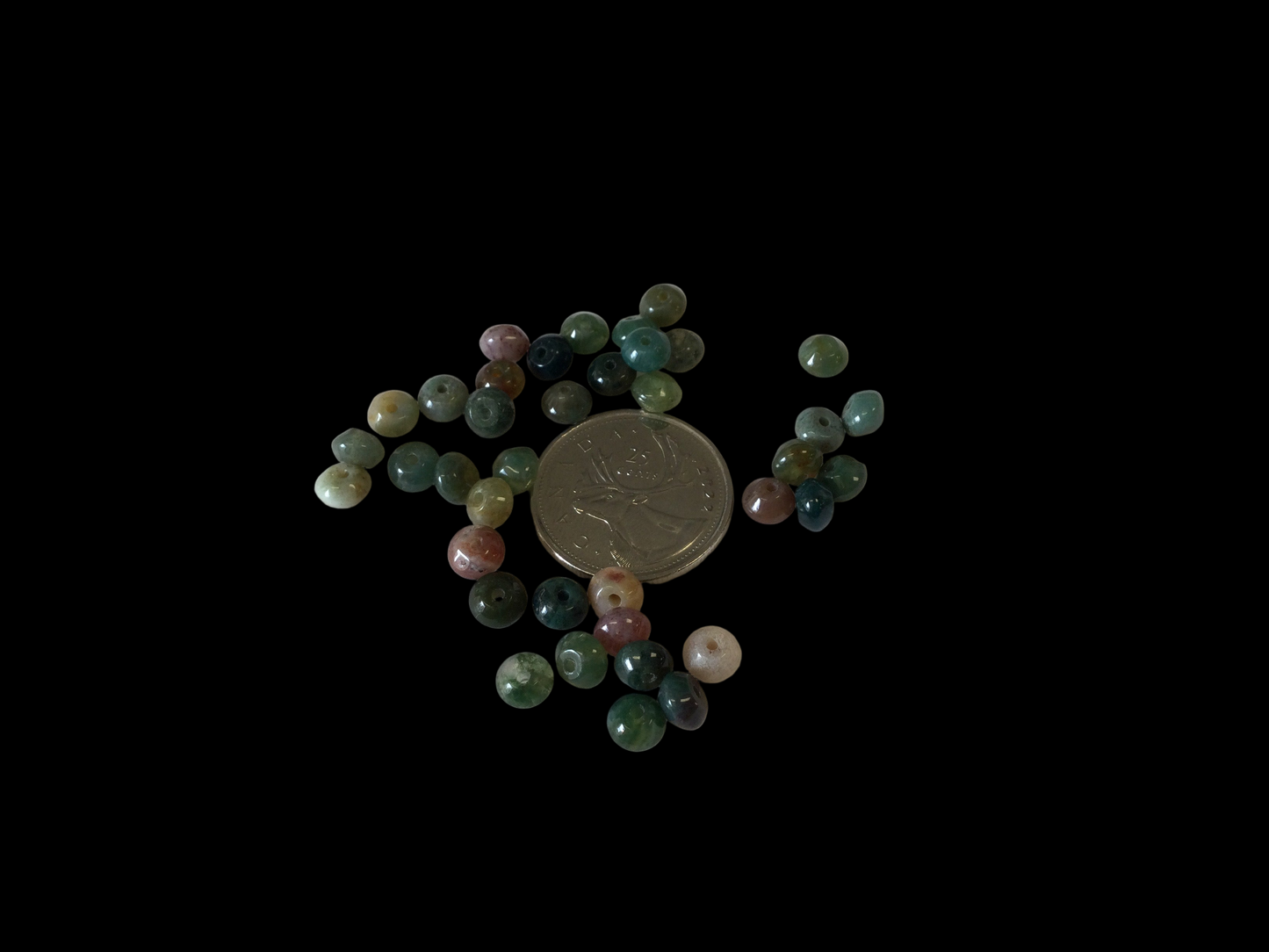 4x6mm Fancy Jasper Rondel Bead