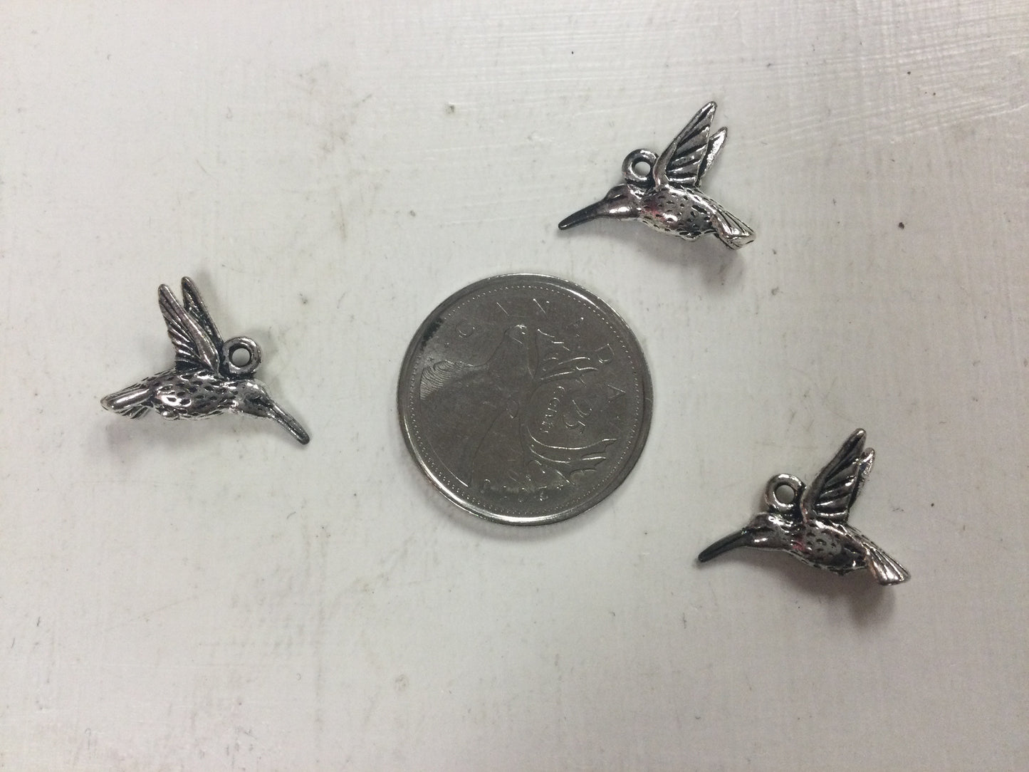 Silver Plated Bird Charm