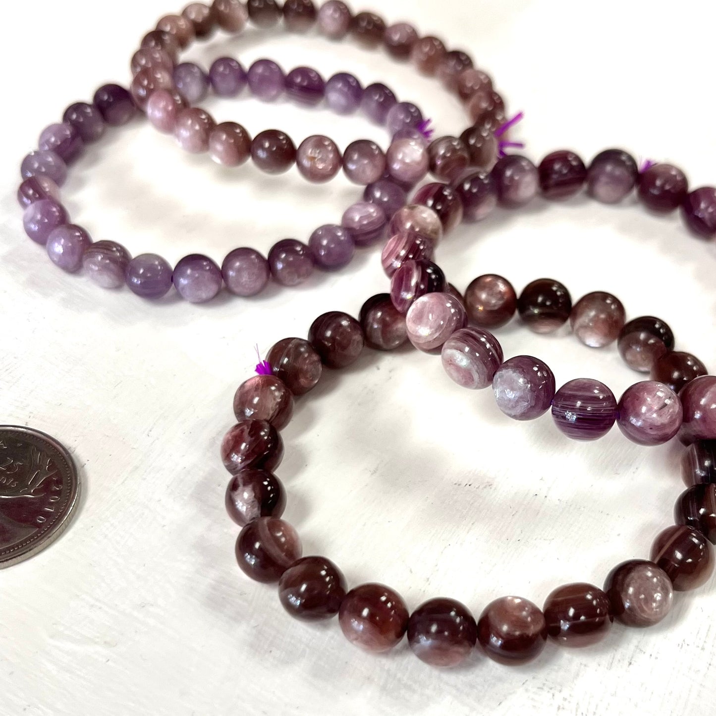 High Grade Lepidolite Bracelet 6mm / 8mm