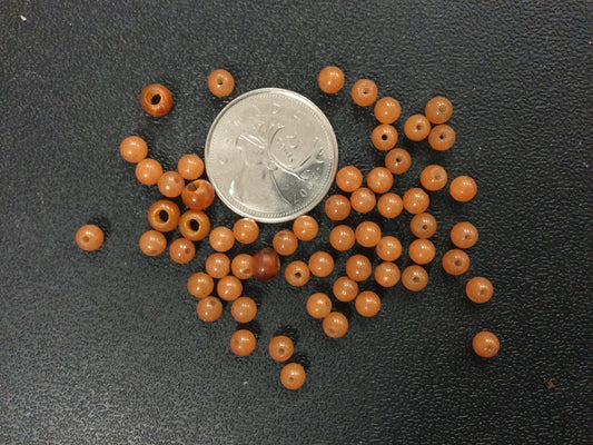 2mm Orange Aventurine Bead