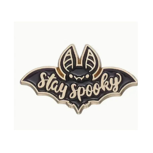 Stay Spooky Bat Pin