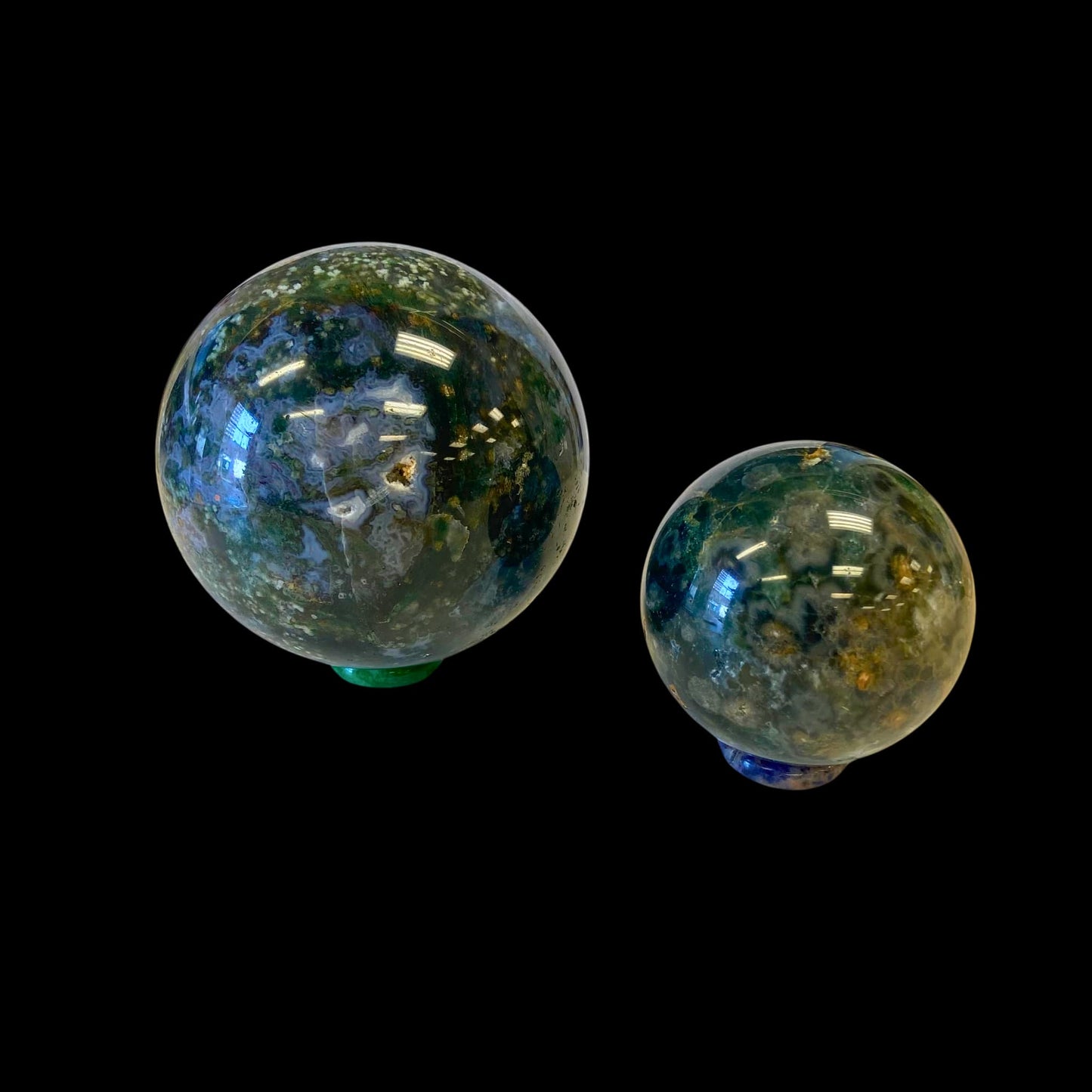 Moss Agate Spheres