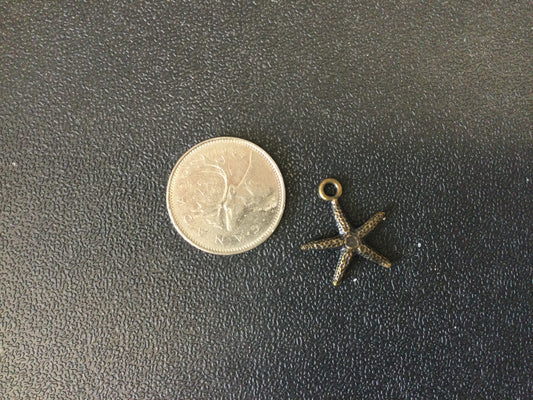 Brass Starfish Charm