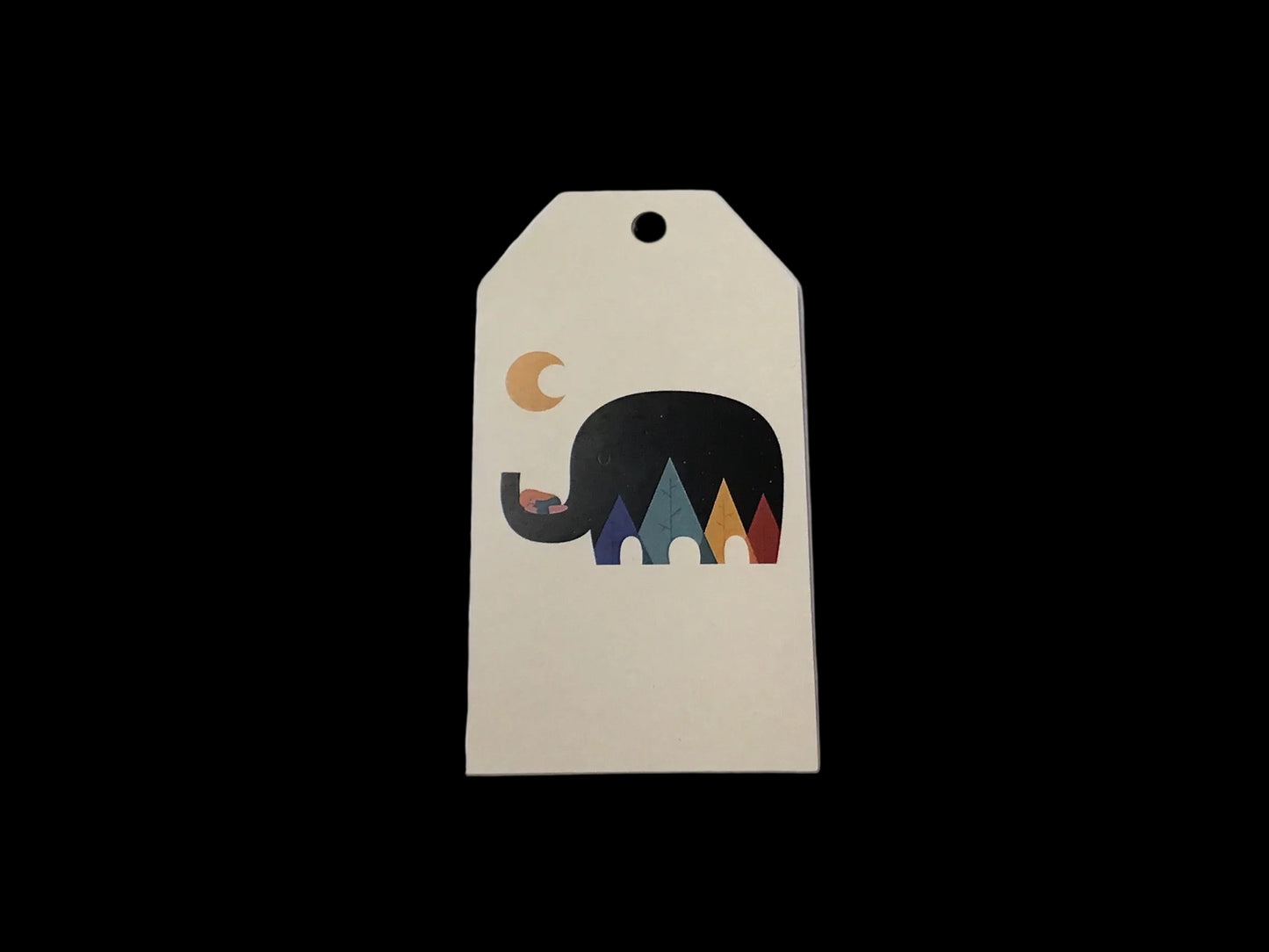 Elephant Birthday Gift Tag