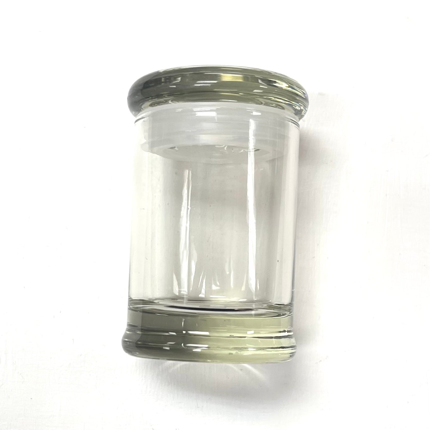 2.75oz Mini Glass Jar - Ideally for Candles - Rubber Sealed Lid