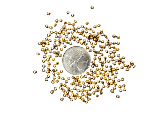 3mm Gold Plated Beads