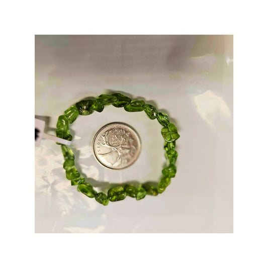 Peridot Chipstone/Nugget Bracelet