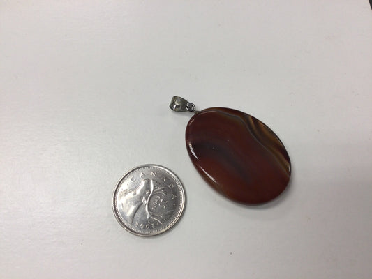 Large Oval Carnelian Pendant (approx. 1.5")
