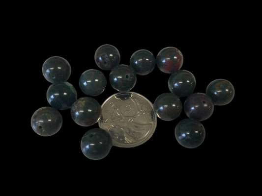 10mm Bloodstone Bead