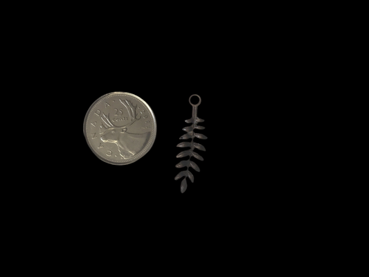 Natural Brass Fern Leaf