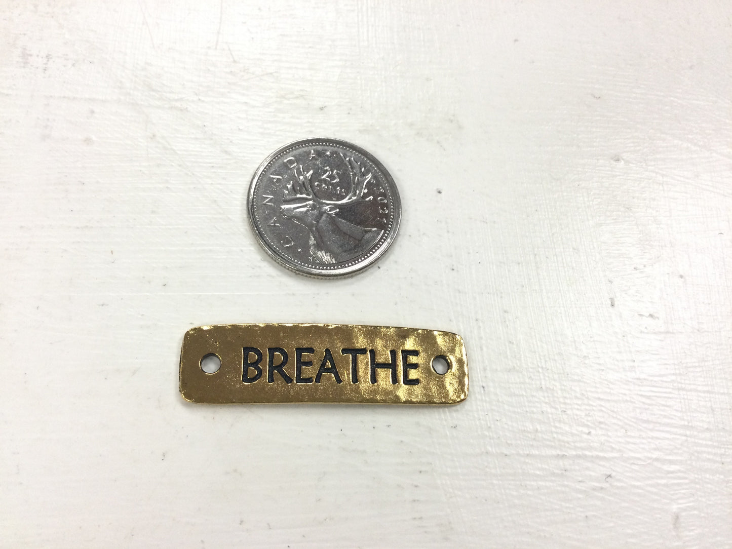 Gold Plated “Breathe” Link
