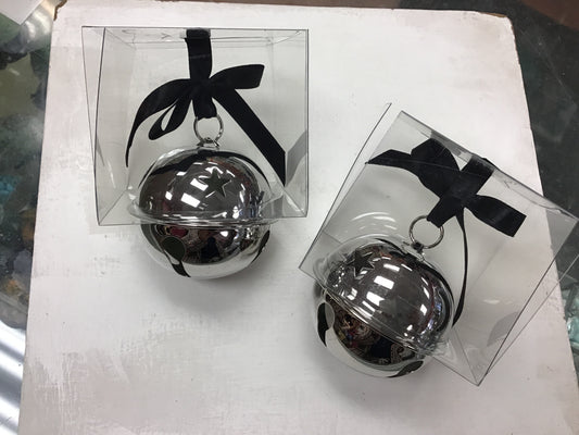 Silver Coloured Metal Bells