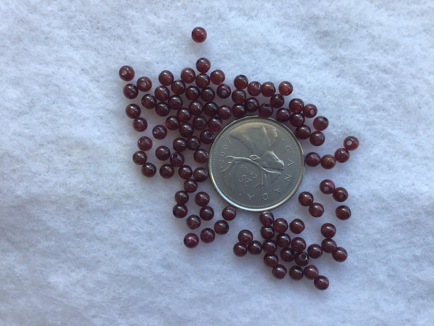 Garnet Beads 2mm