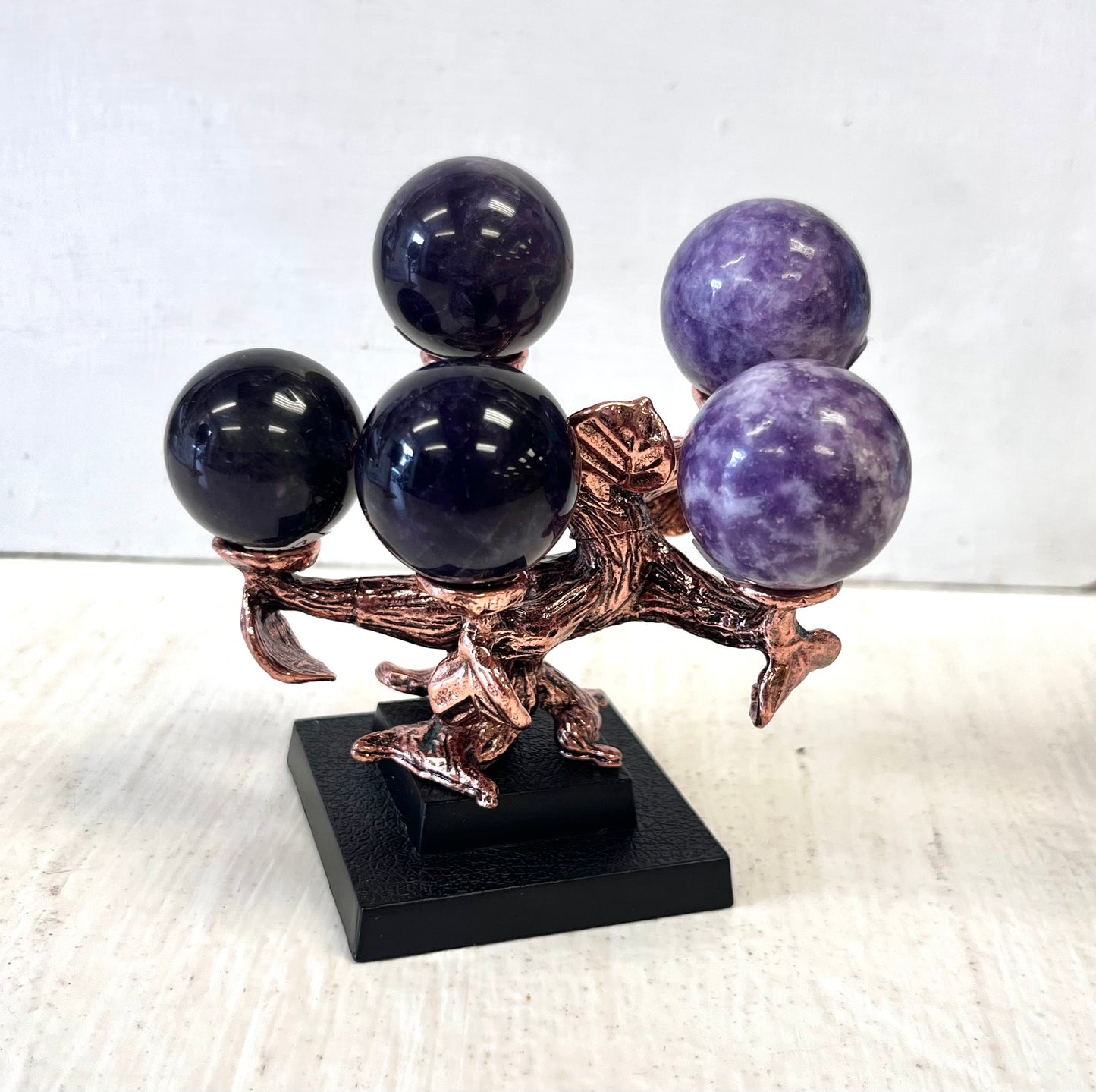 Copper Tree Sphere Holder