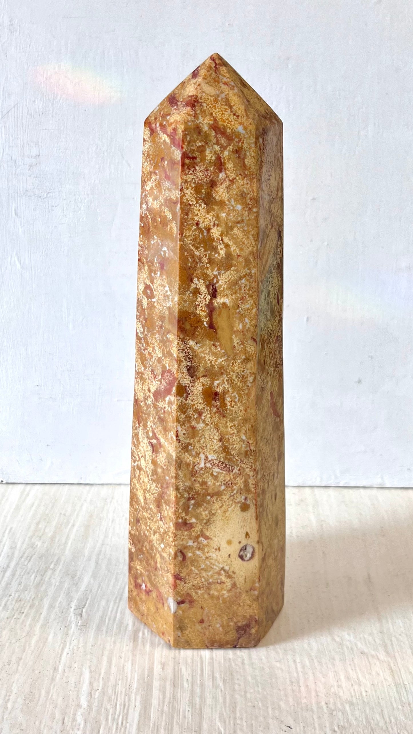 Petrified Wood Tower 8.5"