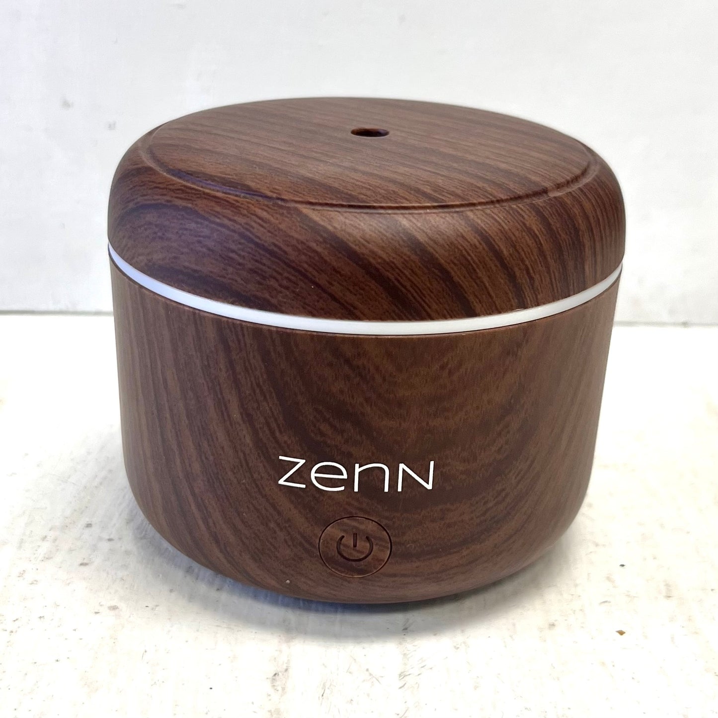 Mini Aroma Diffuser Dark Brown Wood Grain Pattern