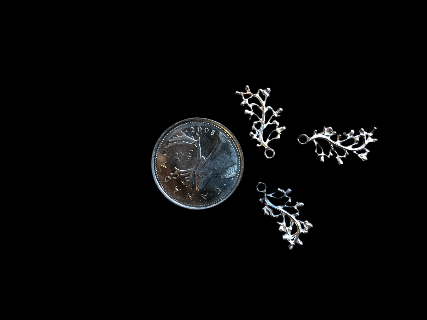 Silver-Plated Garland Charm