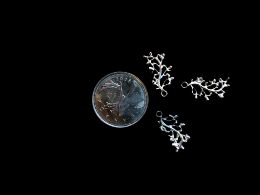 Silver-Plated Garland Charm