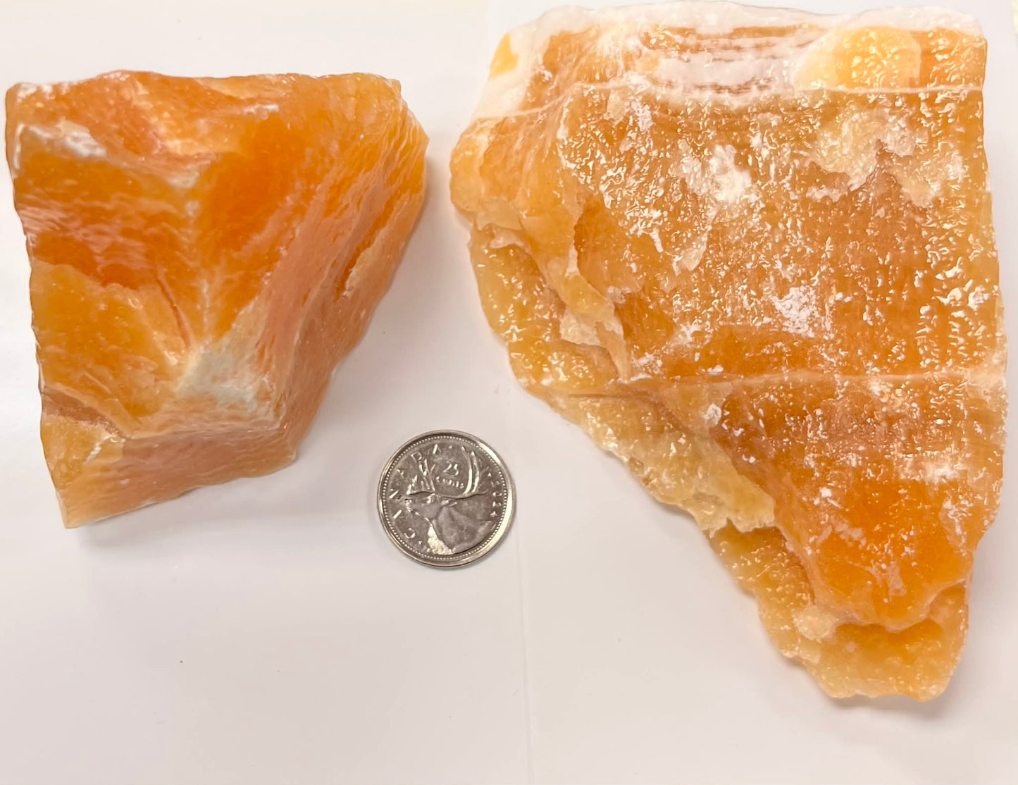 Large Orange Calcite Chunks (Mexico)