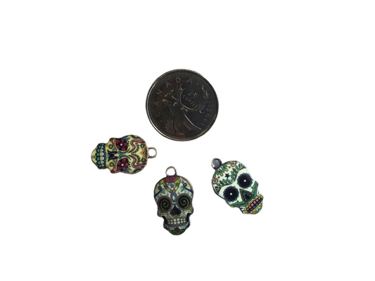 Sugar Skull Charms