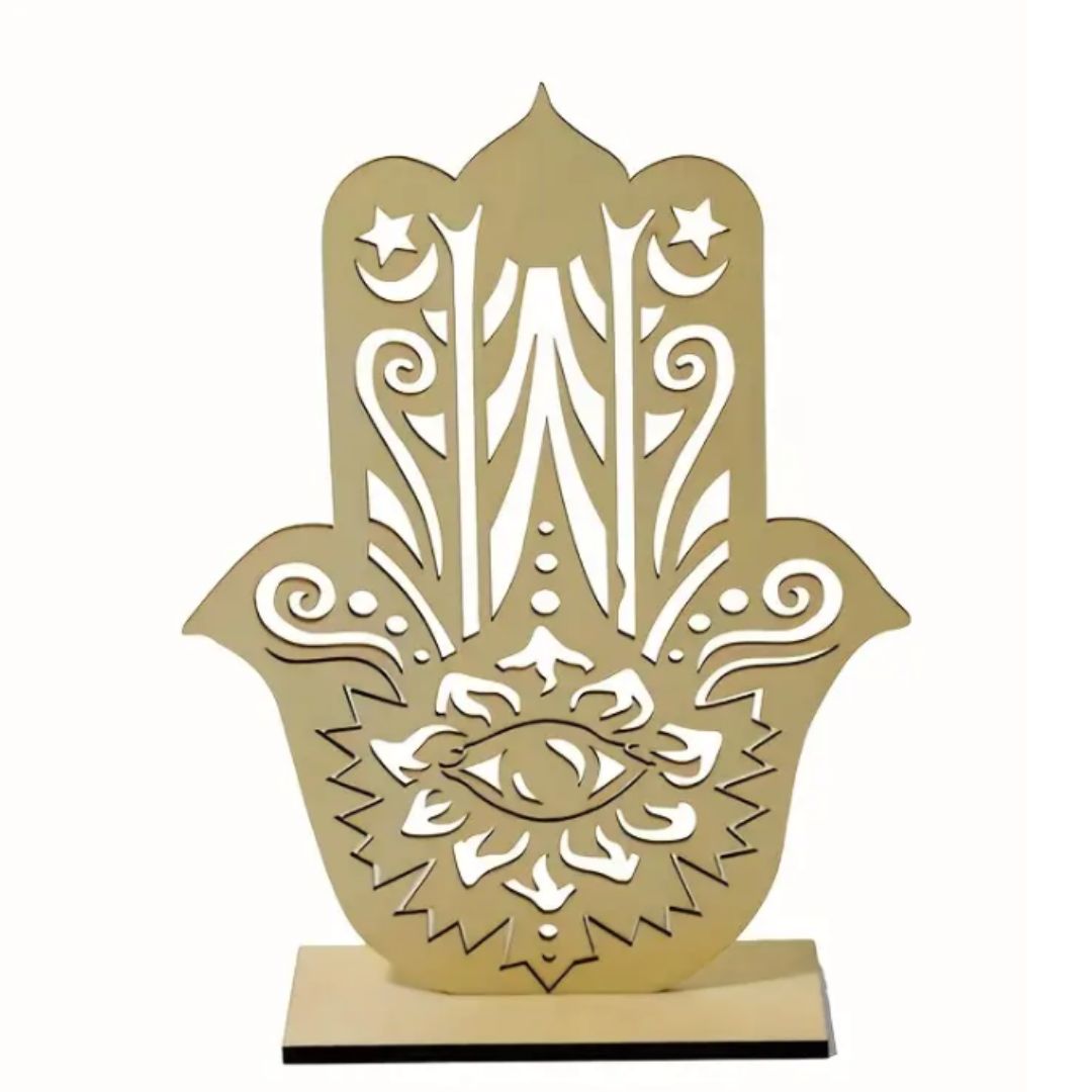 Wooden Hamsa