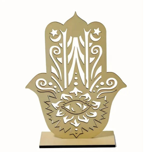 Wooden Hamsa