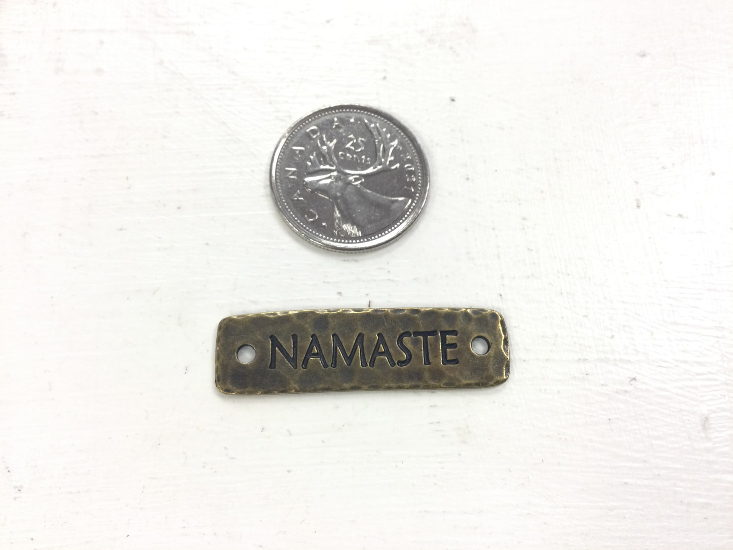 Antique Brass (plated) Namaste Link