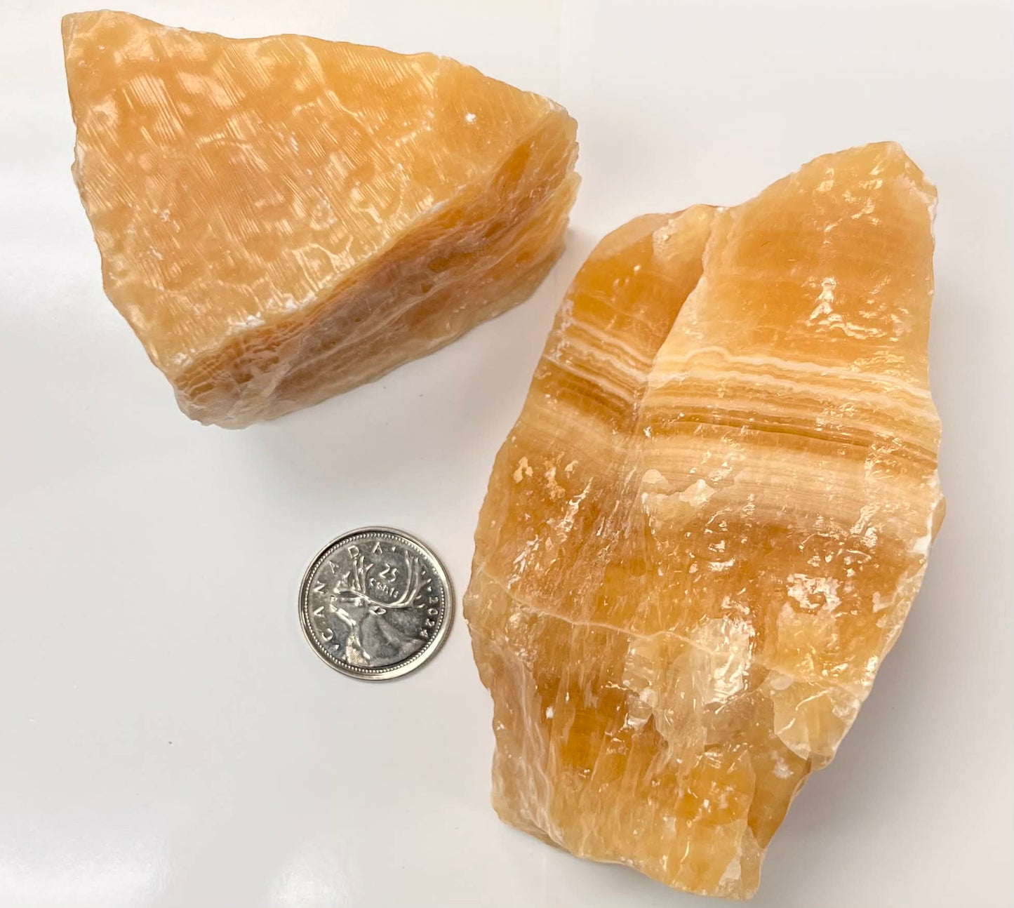 Large Orange Calcite Chunks (Mexico)