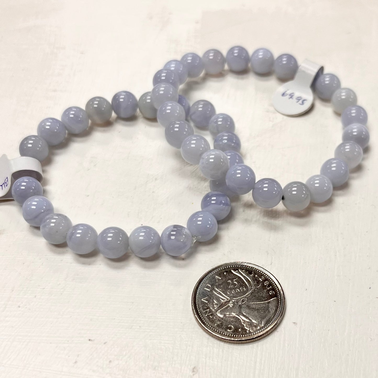 High-Grade Blue Lace Agate Bracelet