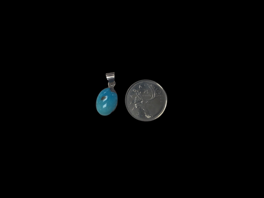 Turquoise Pendant, oval