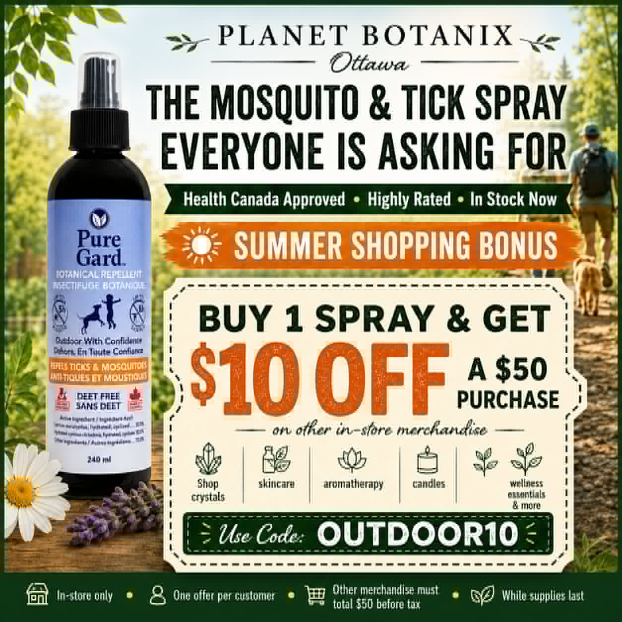PureGard Botanical Repellent Spray (Formerly Atlantick)