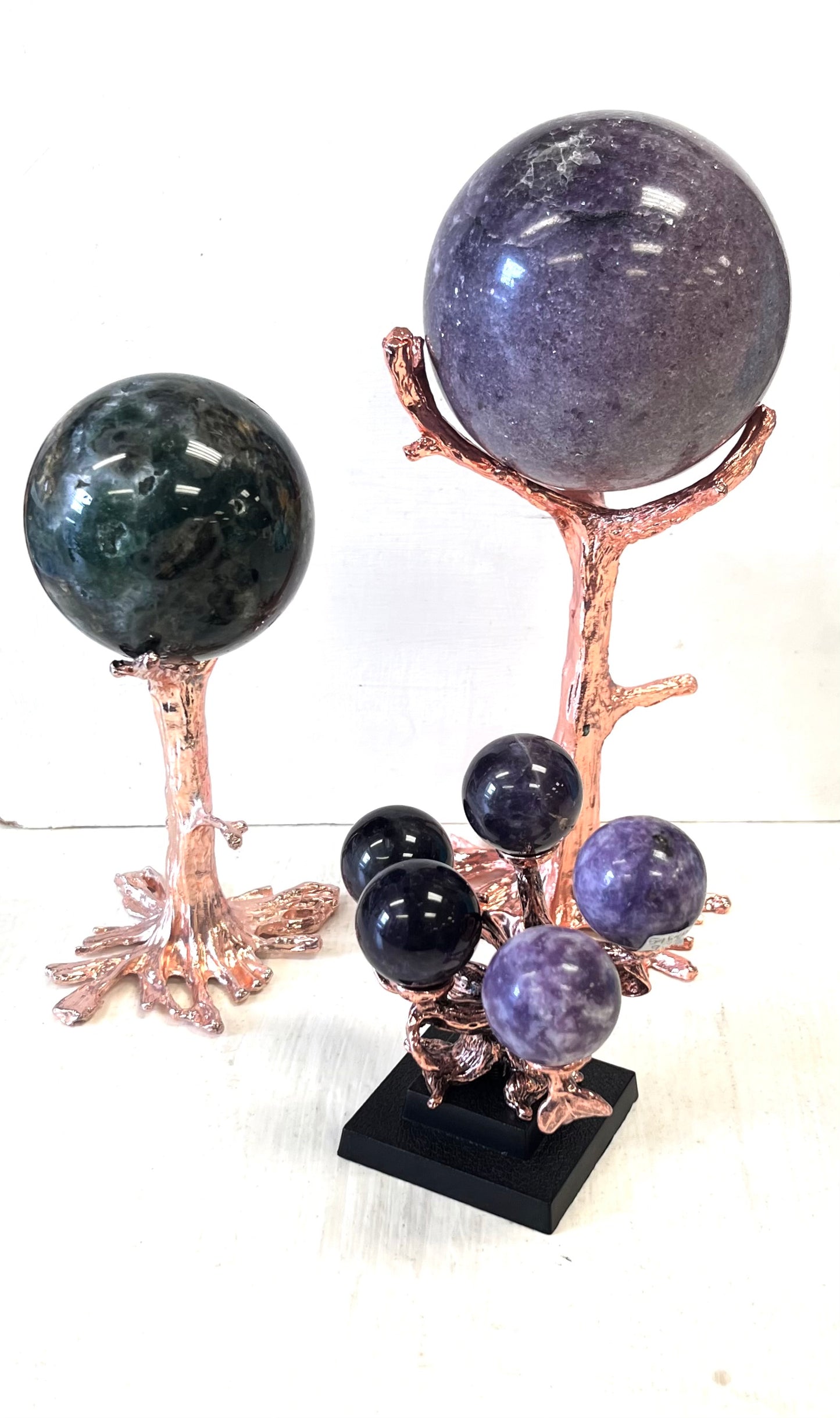 Copper Tree Sphere Holder