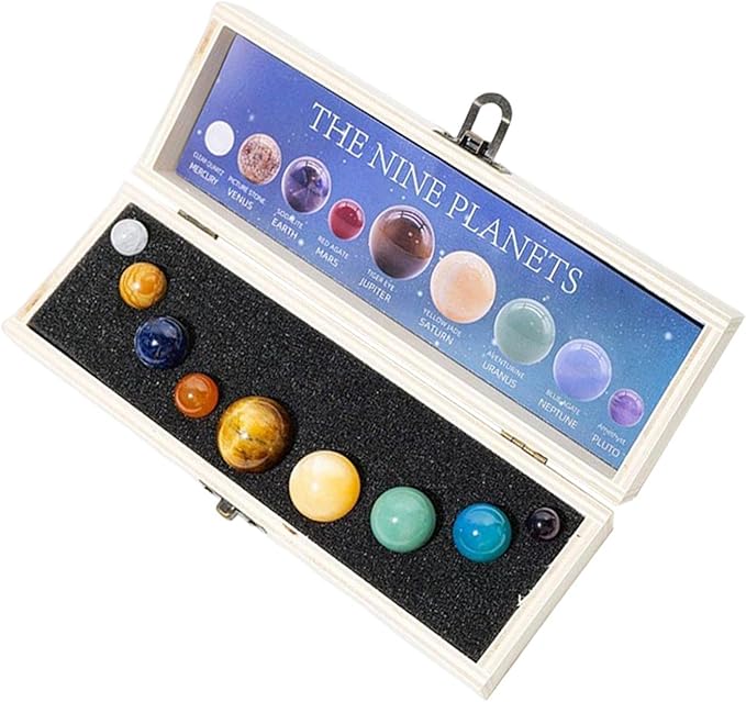 9 Planets,Natural Gemstone Set