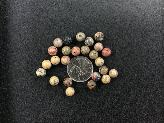 8mm Leopard Skin Jasper