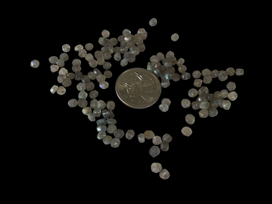 Faceted Labradorite Beads
