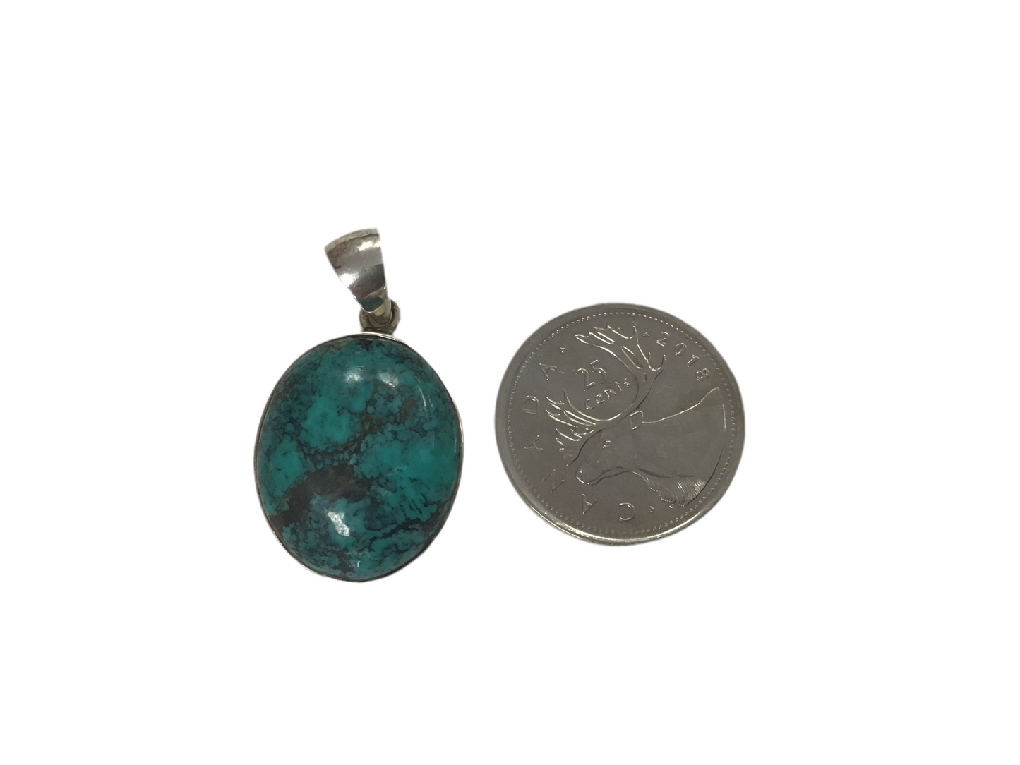 Oval Turquoise Pendant