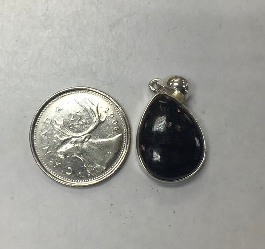Large Teardrop Nuumite Pendant