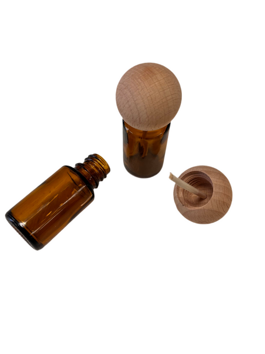 Round Wooden Essential Oil Diffuser 15ml