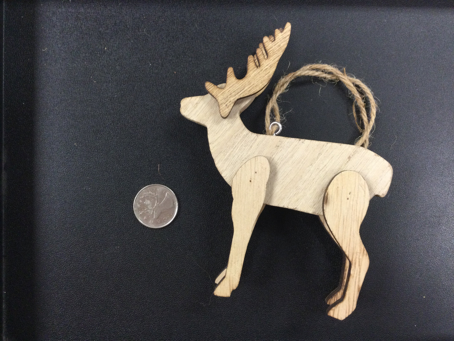 Wooden Moose Ornament