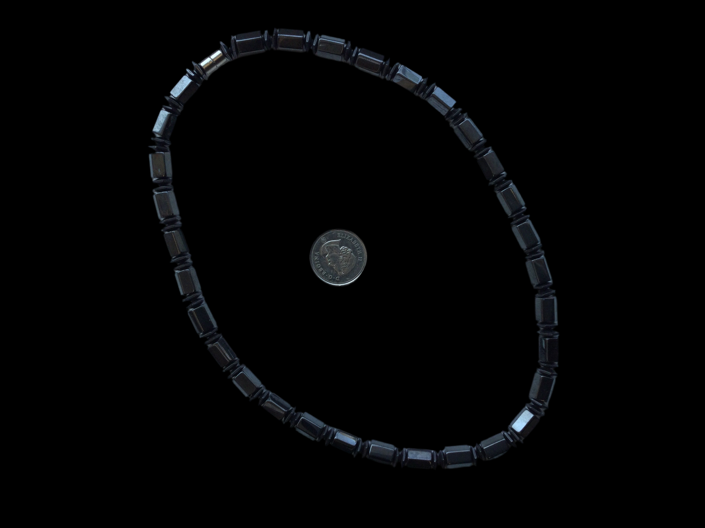 Hematite Beaded Necklace