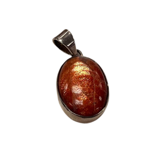 Sunstone Pendant (Medium Oval)