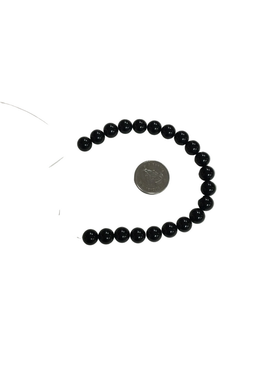 10mm Black Onyx Strand