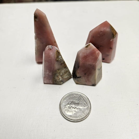 Polished Pink Opal Point